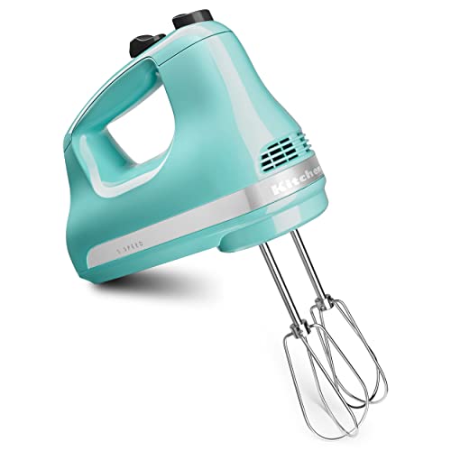 KitchenAid 5 Ultra Power Speed Hand Mixer, KHM512, Aqua Sky