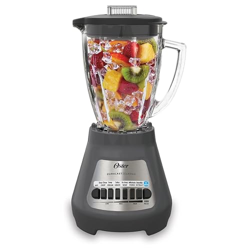 Oster® Classic Series 8-Speed Blender with 6-Cup Glass Jar, Gray
