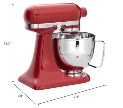 KitchenAid Artisan Mini, 3.5-Qt Tilt Head Stand Mixer, Candy Apple Red