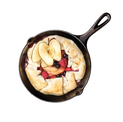 Lodge Wildlife Series-8" Cast Iron Skillet with Duck Scene, 8", Black