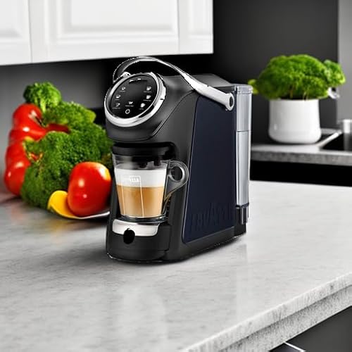 Lavazza Expert Coffee Classy Plus Single Serve ALL-IN-ONE Espresso & Coffee Brewer Machine - (Includes Built-in Milk Vessel/Frother)
