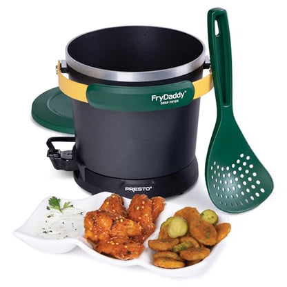 Presto 05427 FryDaddy Electric Deep Fryer, Green/Gold