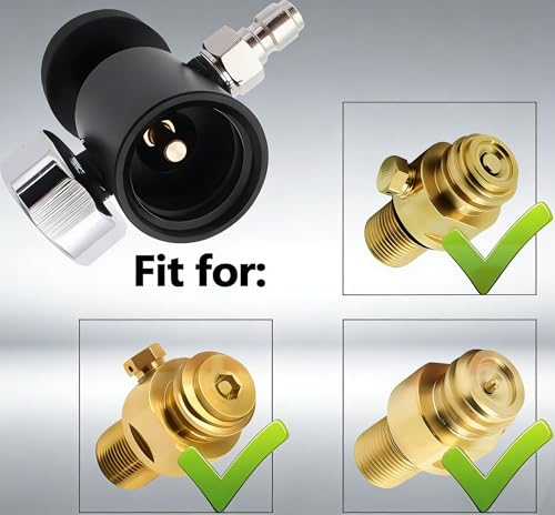 Soda Machine CO2 Cylinder Refill Adapter Hose Soda Maker Co2 Canister Refill Station for Filling Soda blue Co2 Bottle