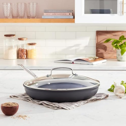 Cuisinart Chef's Classic™ Nonstick Hard Anodized 12" Nonstick Skillet with Glass Cover