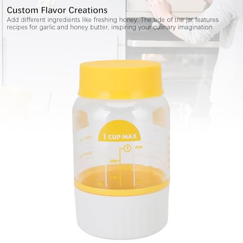 Butter Maker Jar, Plastic Homemade Butter Churner for Cream Cheese, Manual Butter Making Kit with Built-in Strainer, Dishwasher Safe for Kitchen Cooking Baking