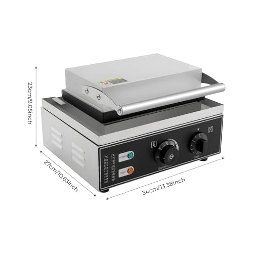 Donut Maker Machine Electric Doughnut Baker Maker Machine 110V Commercial Use Nonstick, Temperature 122-572℉,Commercial Waffle for Restaurant and Home Use (12 Holes Donut Maker)
