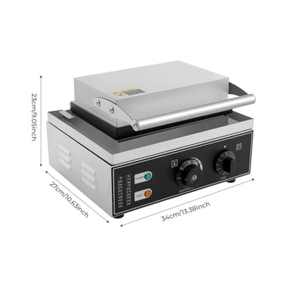 Donut Maker Machine,1550W Commercial Mini Doughnut Maker Machine with Non-Stick,Double-Sided Heating Waffle Machine Makes 12 Doughnuts in 1-5 Minutes,Temperature 122-572℉,for Restaurant,Home