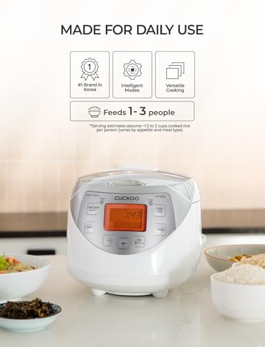CUCKOO Micom Fuzzy Logic Rice Cooker, 12-Cup Cooked, Silver, CR-0632F