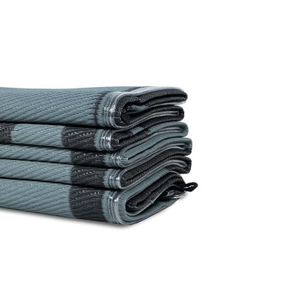 Venture Forward LED Illuminated RV Patio Mat, Wave Design, 9’ x 12’