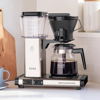 Technivorm 59691 KB Coffee Brewer, 40 oz, Brushed silver , 6.5"D x 12.75"W x 14"H