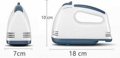 7 Speed HandMixer Electric Handheld,Portable Kitchen Mixer with Easy Button and 5 Attachments(2Dough Hooks,1Whisk,2Beaters) Food Blender Whisk Dough Hooks for Cookies,Cakes, Dough, Batters,&More