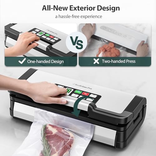 95kPa Precision Vacuum Sealer Machine for Food,Multiple Modes For Meal Prep