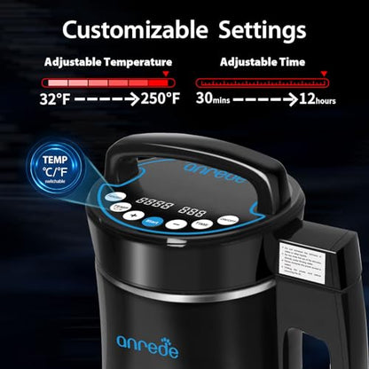 Anrede Herbal Decarboxylation and Butter Infusion Machine, Botanical Extractor and Infuser for Making Butter, Oil and Tinctures, Complete Accessories