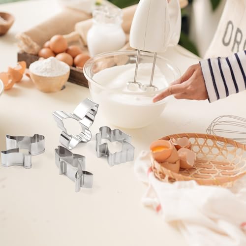 GWHOLE 26 Pcs Cookie Cutter Set, Mini Animal Unicorn Classic Shape Cookie Cutters for Kids Christmas Winter Holiday
