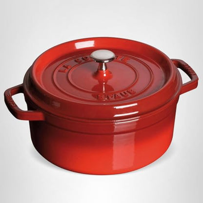 9-Qt. Round Dutch Oven Color: Cherry