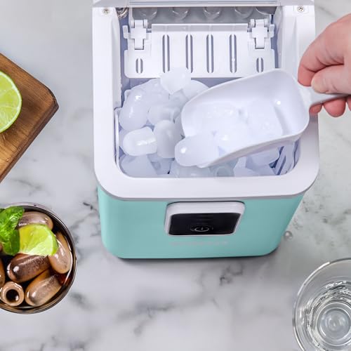 Igloo Ice Maker Countertop, Portable Ice Maker, 26lbs, Aqua