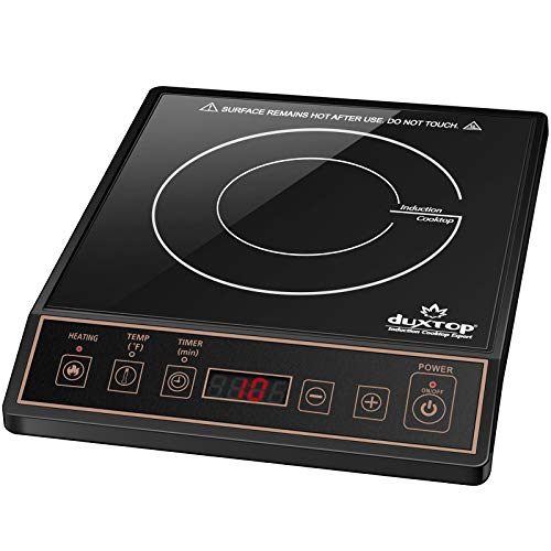 Duxtop 1800W Portable Induction Cooktop Countertop Burner, Gold 9120MC