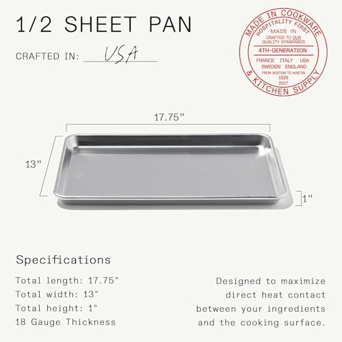 Made In Cookware | Sheet Pan | Commercial Grade Aluminum | Professional Bakeware