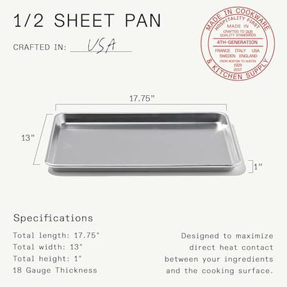 Made In Cookware | Sheet Pan | Commercial Grade Aluminum | Professional Bakeware