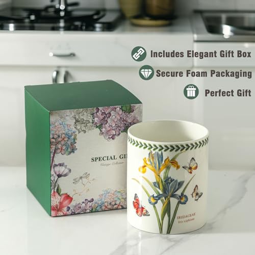 Howise Ceramic Sunflower Baking Casserole Dish with Handles,Large 2 pieces 8x13 inch & 6x10 inch Lasagna Baking Dish and Middle Flower Andplant Baking Pan,Porcelain Serving Bakeware Set