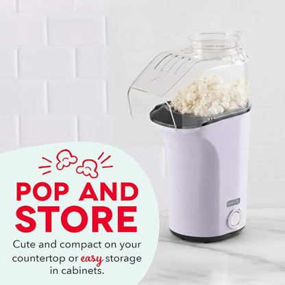 Dash Fresh Pop Popcorn Maker, 16-Cup Hot Air Popper, Lavender
