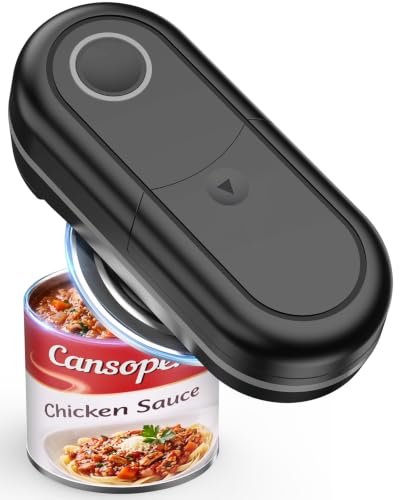Electric Can Opener, One-Touch Automatic, Smooth Edge for Seniors
