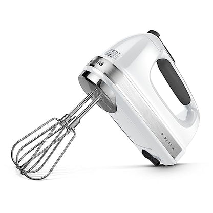 KitchenAid 9-Speed Hand Mixer - KHM926, White