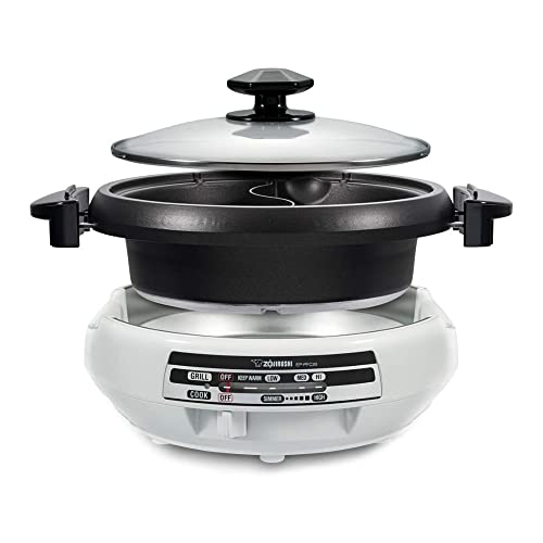 Zojirushi EP-PFC20HA, Gourmet d’Expert® Electric Skillet for Yin Yang Hot Pot