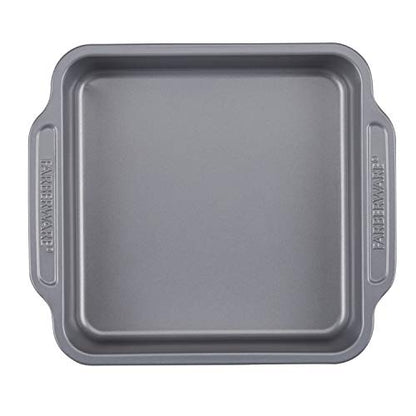 Farberware Nonstick Bakeware Set Includes Cookie Sheets/Baking Cake Muffin and Bread Pan, 8 Piece, Gray