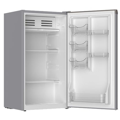 Frigidaire Mini Refrigerator, Compact Freezer Compartment, Adjustable Thermostat Control, Reversible Door, Contemporary Series, 3.2 cu ft, Grey
