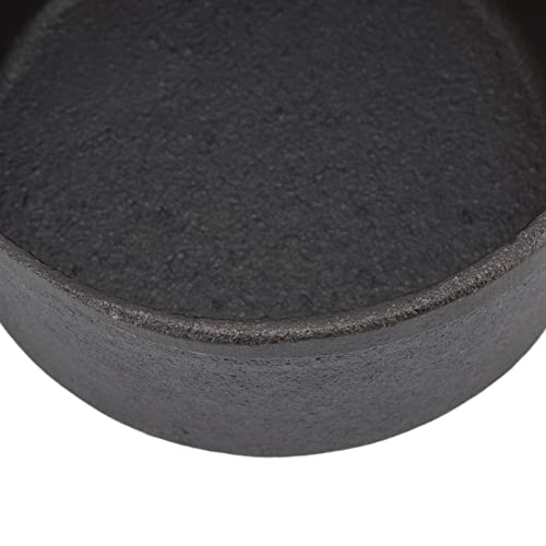 Acouto Small Castn Pot Dutch Oven Cast Iron Pot with Lid - Traditional Double Thickened Insulation Cooking Ergonomic Handle for Baking 7 Quart Capacity Heavy Duty Versatile