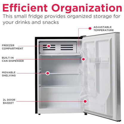 Frigidaire EFR285-6COM, 2.5 cu ft Refrigerator, Stainless Steel Door, Platinum Series