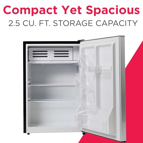 Frigidaire EFR285-6COM, 2.5 cu ft Refrigerator, Stainless Steel Door, Platinum Series