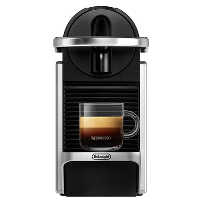 De′Longhi Nespresso Pixie EN127.S, Fully Automatic Coffee Machine, One-Button Coffee Machine with Multi-Function, Welcome Set Included, Compact Design, 19 Bar Pressure, 1260W, Silver