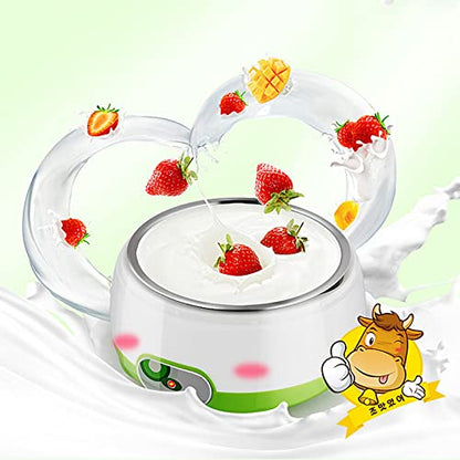 Electric Yogurt Maker, 1L Yogurt Maker Machine Auto Constant Temperature w/Stainless Steel Inner Pot, Homemade DIY Yogurt Maker for Home Organic Yogurt, Fruit Wine Maker, Cheese Maker