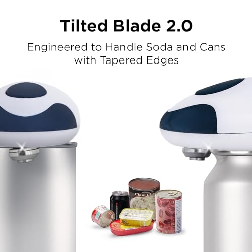 Kitchen Mama Auto 2.0 Electric Can Opener, Navy Blue