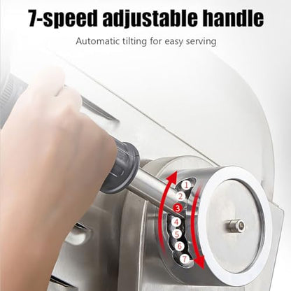 PA-DABAOO Automatic Stir Fry Machine Countertop Cooker,Commercial Drum Type Stir Frying Machine,Multi-Function Kitchen Robot,360° Rotating Stir Fry Machines,Smart Timing