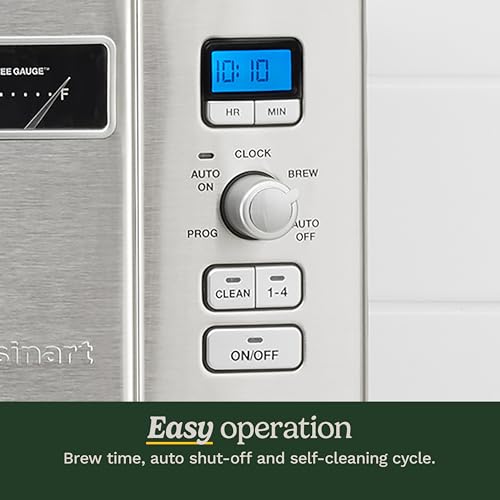 Cuisinart Drip Coffee Maker, Programmable & Self-Cleaning, 12-cup Capacity