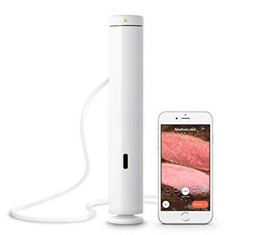 ChefSteps 4186JW120B Joule Sous Vide, 1100 Watts, All White, 11 x 1.9 x 1.9"