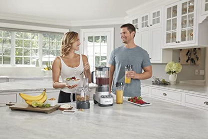 Cuisinart BFP-650P1 Velocity Ultra Trio 1-HP Blender/Food Processor with Travel Cups, Die Cast