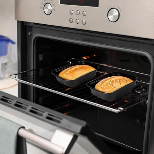 12 Pcs Mini Loaf Pans for Baking Bread 6 x 3 x 2 Inches Nonstick Carbon Steel Small Banana Bread Pan Baking Breads Tins Tiny Meatloaf Pan for Home Oven Bakings Homemade Cake Sourdough and Meatloaf