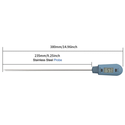 Efeng Candy Thermometer Spatula for Digital Cooking with Pot Clip – Silicon Spatula with Meat Thermometer, Instant Read Thermometer for Candy,Chocolate,Grill Meat Cooking