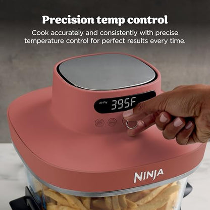 Ninja Crispi Pro Glass Air Fryer, 6-in-1, Amber, AS101OR