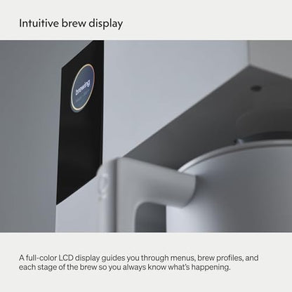 Fellow Aiden Precision Coffee Maker – Automatic Drip Coffee Maker, Single Serve to 10-Cup Capacity, Precise Temperature Control, Thermal Carafe, Cold Brew Preset, Scheduling, Companion App