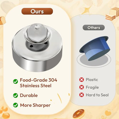 Gelbira Sandwich Cutter, Sandwich Cutter and Sealer, Sandwich Maker, Peanut Butter and Jelly Sandwiches Tool/PBJ Cutter, Sandwich Maker for Kids, for Thanksgiving/Christmas Day