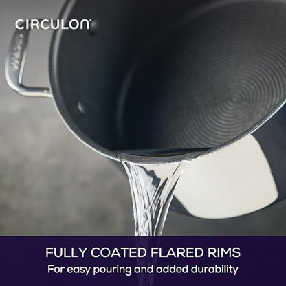 Circulon C1 Series Stainless Steel Nonstick Cookware Set - 11-Piece – Induction Pots & Pans Set with ScratchDefense, Metal Utensil Safe