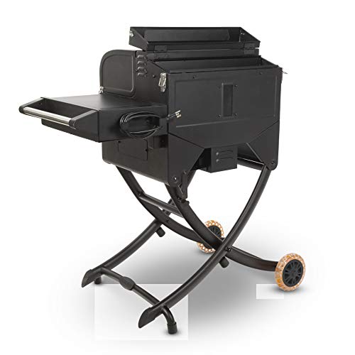 Pit Boss Pit Stop Portable Wood Pellet Grill w Cart Stand and Cover