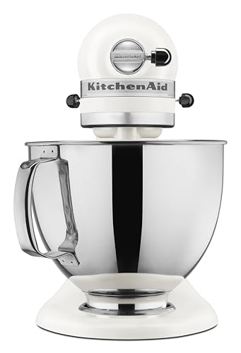 KitchenAid Artisan Series 5 Quart Tilt Head Stand Mixer, KSM150PS, Porcelain White