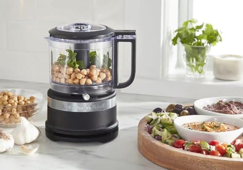 KitchenAid 3.5 Cup Food Chopper KFC3516BM, Matte Black