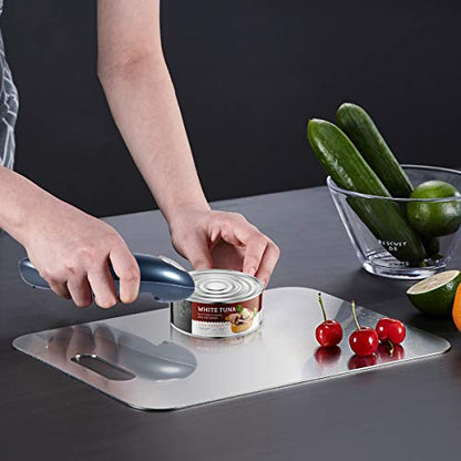Electric Can Opener, One-Touch Automatic Can Openers with Smooth Edge, Food-Safe, Battery Operated, Hands-Free Can Opener Electric for Seniors with Arthritis, Kitchen Gadget Gift for Left Handed
